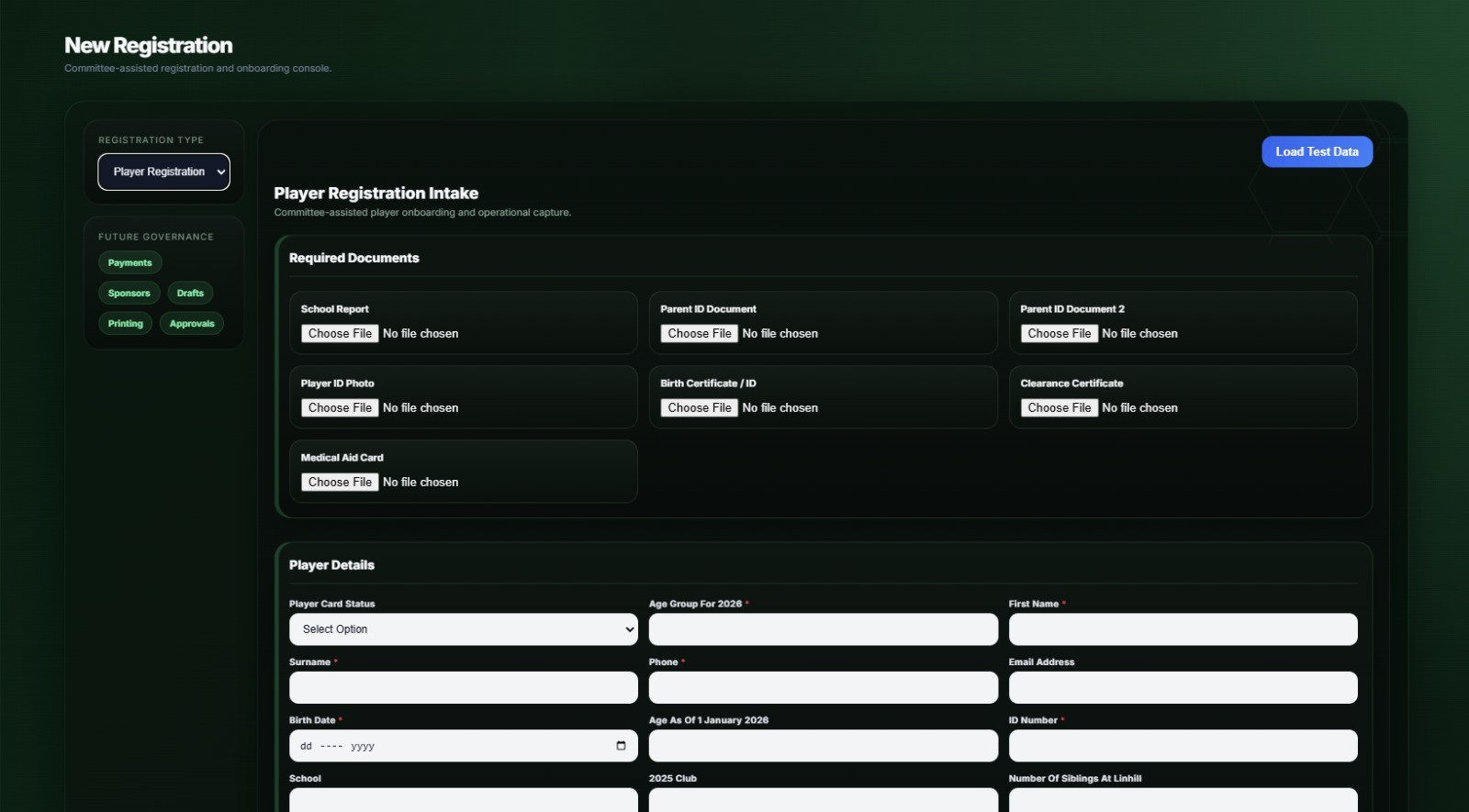 Fixtures board