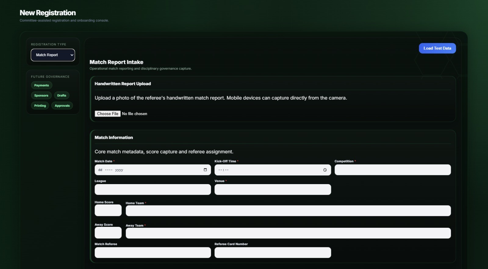 Club admin